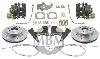 Chevelle Rear Disc Brake Conversion Kit Drilled And Slotted Rotors 1964-72 Chevrolet Chevelle FREE SHIPPING