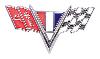 V Flag Chevelle Fender V Flag Emblem 1964 1965 1966 1967 Chevrolet Chevelle