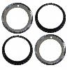 Rally Wheel Trim Rings Set 14in 1964-72 Chevelle