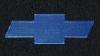 Floor Mats Carpeted 1968-72 Chevelle BOWTIE Logo Blue