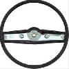 1969 1970 Black Standard Steering Wheel