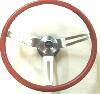 3 Spoke Red Steering Wheel for 1969 1970 1971 1972 Chevelle