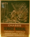 1971 Chevelle Service Manual 